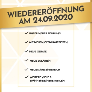 Wiedereröffnung am 24.09.2020